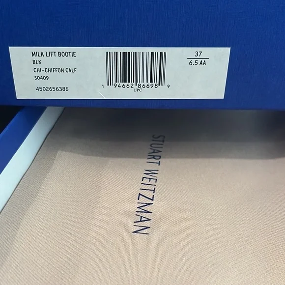 MILA LIFT BOOTIEBLKCHI-CHIFFON CALF - NEW - Picture 4 of 4